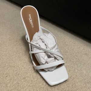 NIB Tony Bianco Fior Heels in White 8.5